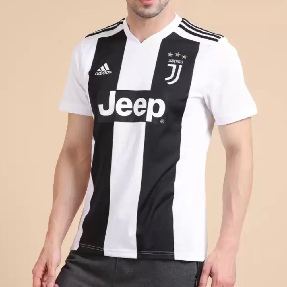 RARE White and Black Stripe Juventus Paulo Dybala Jersey